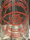 Seltzer Bottle Henry Lascelle Marinette Wi Glass Red Print 28fl Oz  2274 