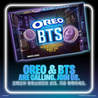 Oreo Bts Sandwich Cookies  Limited Edition  10 68 Oz-free Ship
