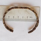 Ancient Rare Antique Bronze Viking Twisted Bracelet Amazing Very Stunning