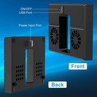 Vertical Stand Holder Usb Cooling Fan Vented Dock For Xbox One X Console Zz