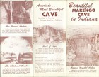 Marengo Cave  Marengo  Indiana  Undated Early 1970s Tri-fold Tourist Brochure