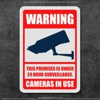 3x Camera Surveillance Sticker Security System Video Decal Warning Cctv Safety