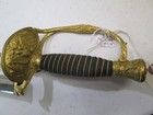 Us Model 1860 Civil War Officers Sword   Scabbard Etched Blade Gaylord Maker T48