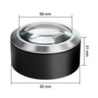 5x Led Illumination Magnifiers 68mm Optical Glass Lens Desktop Magnifying Glass
