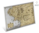 2021  999 Silver Foil Coin Lord Of The Rings Middle Earth Map 35g  2000 Minted 