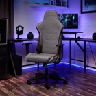 110 Fabric Gaming Chair Ergonomic Racing Style High Back Pc Computer Desk Off   