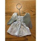 Build-a-bear Workshop Angel Outfit White Silver Snowflake Dress Wings Halo Plush
