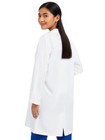 Lab Coat For Women With 3 Pockets  White Unisex Medical Coat  Relaxed Fit  Wh   
