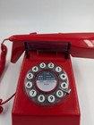 Red Trimline Push Button Phone