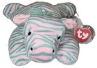 Ty Pillow Pals Zulu The Zebra  14 Inch  Nmwmt Stuffed Animal Toy  please Read 