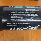 4 Maxi-cord Twisted Polypropylene 6mm 100 Yards Black B21 Style 35912