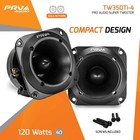 Tw350ti-4 Car Audio Bullet Tweeters - 240 Watts  3x3 Inch Titanium Tweeters