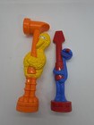 Vintage Muppets Sesame Street Play Tool Set Of 4 Bert Ernie Grover Big Bird 