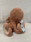 Jellycat Little Odell Octopus Small Peach apricot Plush 100   Authentic Bnwt