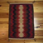 Vintage Navajo Rug Saddle Blanket Wool Southwestern 31x20 Handmade