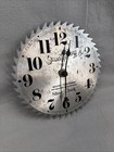 Vintage Craftsman Shop Clock Sears Roebuck   Co   10    Metal Saw Blade - Works 