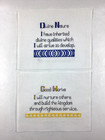 Cross Stitch Embroidery Sampler Lot Of 7 Christian Inspirational Values Read