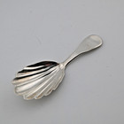 Sterling Silver Georgian Tea Caddy Spoon William Seaman London C 1821