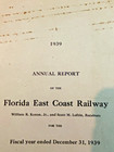 1939 Fec Florida East Coast Railway Annual Report 26 Pages