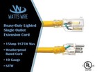 10 Gauge Heavy Duty 10  25    50  Lighted Extension Cord Sjtw Outdoor