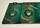 Blank Rolex Warranty Card With Gold Edges