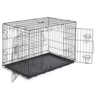 36  Pet Kennel Cat Dog Folding Steel Crate Animal Playpen Wire Metal