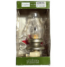 Seasons Cannon Falls Lights Night Christmas Lantern Flickering Plug Lamp Holly