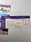 Aztec Hotel Seaside Heights New Jersey Nj Vintage Brochure Pamphlet Rates Card