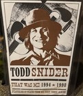Todd Snider That Was Me 94-98 11 X 17    Promo Poster