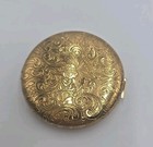Est  e Lauder Golden Lace Powder Compact Vintage Makeup Vanity Collectible Unused