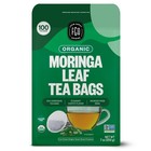 Organic Moringa Tea  100 Count  Eco-conscious Tea Bags  Resealable Bag  Caffe   