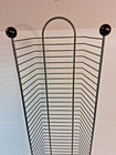 38 Inch Metal Dvd   Game Storage Rack Tower Holds 45 Discs Wire Stand Vintage