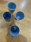 Vintage Lot Of 4 Cloisonne Brass Floral Animal Bright Enameled Inside Thimble