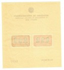 Colombia Scott  c278a Vf Mint Never Hinged Souvenir Sheet Gum Creases