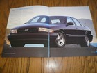 1996 Chevrolet Impala Ss Sales Brochure - Vintage