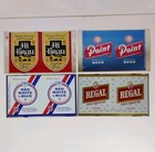 Vintage Flat Unrolled Steel Beer Cans Lot Of 10 Blitz Schmidt Puiaski Meister