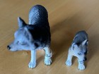 Schleich Wolf  14605   Wolf Puppy Pup Cub  14606 Figure Lot New