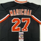 Autographed signed Juan Marichal San Francisco Black Baseball Jersey Jsa Coa