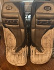 Louisville Tps Bionic Hockey Goalie Pads 34  Made In Canada 5 Strap Leather