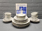 Vintage Johann Haviland  blue Garland  20-pc Dinner Set In Original Box 