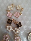 Small Lot Of 12  13mmstamped  Button Zipper Pull  Designer Button  Chanel Charm 