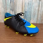 Nike Hypervenom Phade Iii Fg Soccer Cleats Black Blue 852547-004 Mens Size 7 5