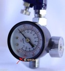 Mini Hvlp Air Spray Gun W  Gauge Auto Paint Sprayer