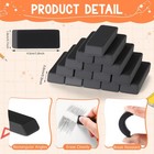 72 Pcs Black Pencil Erasers Rectangular Rubber Eraser Bulk Art Office Use