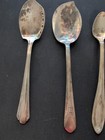 W M Rogers Silver Plated Spoons Set Of 5 Vintage Spoons