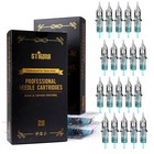 Stigma 20 50pcs Pro Tattoo Cartridge Needles 0 3 0 35mm Round Liner Precision 