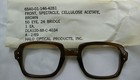 Usgi Front Spectacle Frame Brown Glasses 50 Eye 24 Bridge Cellulose Acetate New