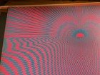 Psychedelic Sunset Vintage 1971 Blacklight Poster By Sunset Marketing -nice 