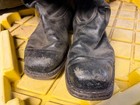 Wwii German Post War  Infantry M1931 Black Leather Jackboots- Size 11