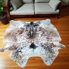 Natural Cowhide Rug   genuine Hairon Hide Area Carpet For Living Room-cowhide Skin